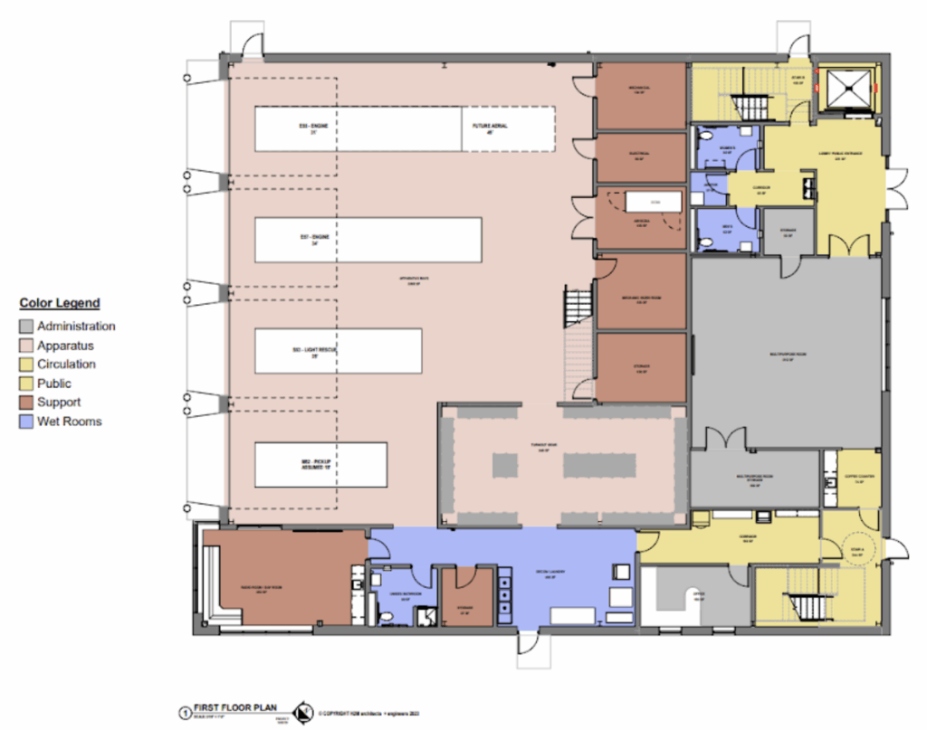 First Floor drawing.